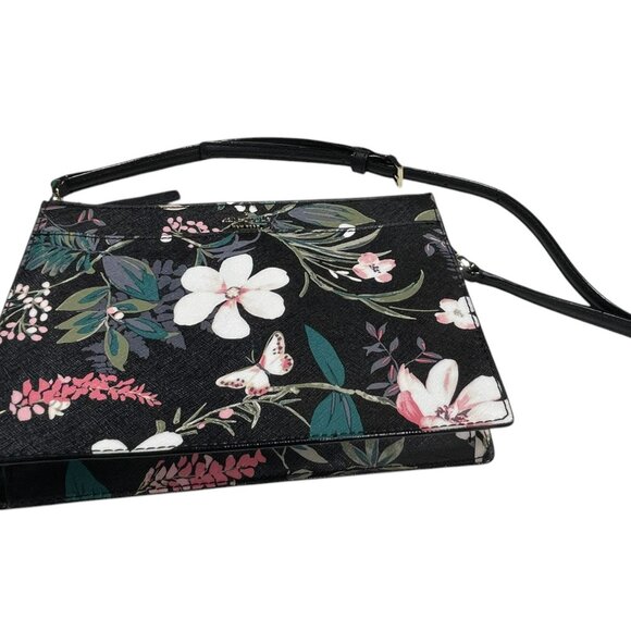 Kate Spade Cameron Street Botanical Clarice Leather Crossbody - Picture 2 of 12